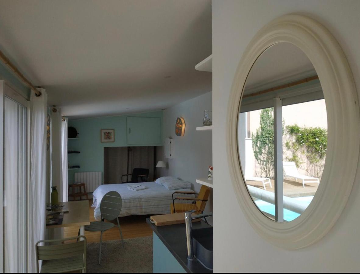Chambre Studio Independante Au Calme Vue Sur Piscine Teyran Exteriér fotografie