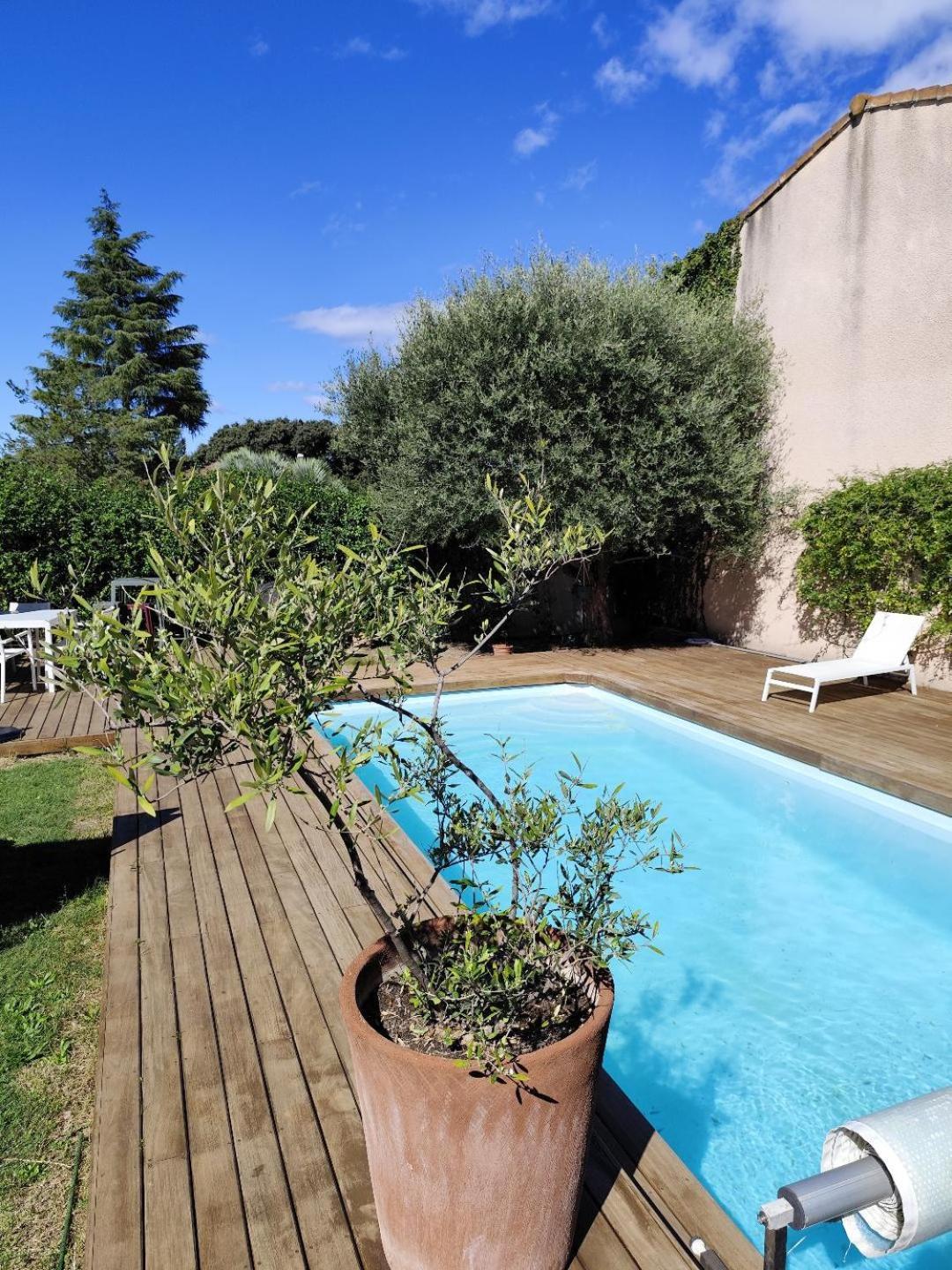 Chambre Studio Independante Au Calme Vue Sur Piscine Teyran Exteriér fotografie